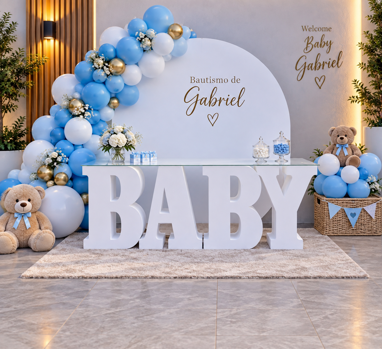 BABY foam letter set