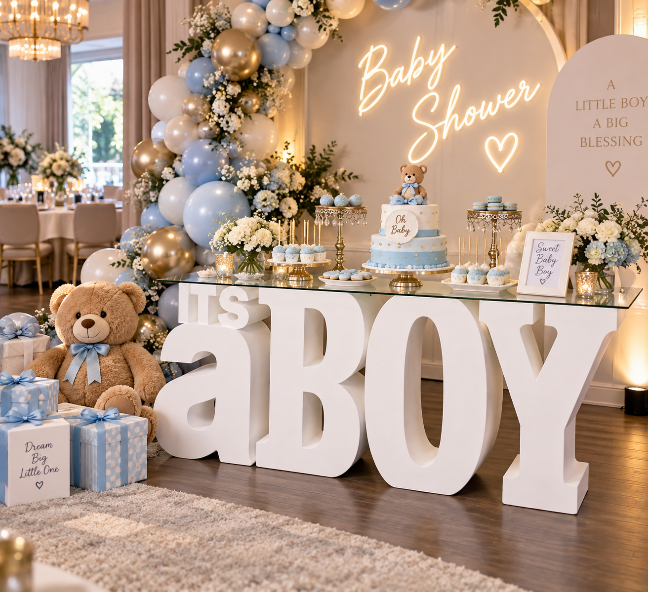 Itsa BOY foam letter set
