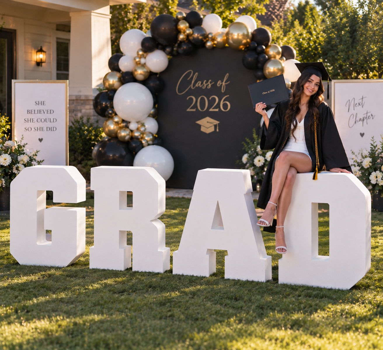 GRAD foam letter set