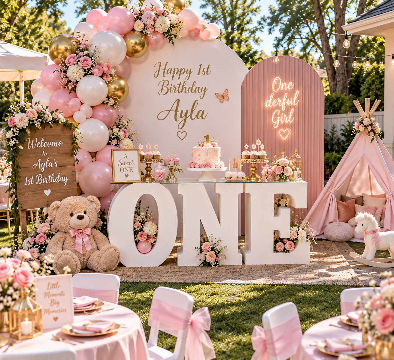 ONE foam letter set