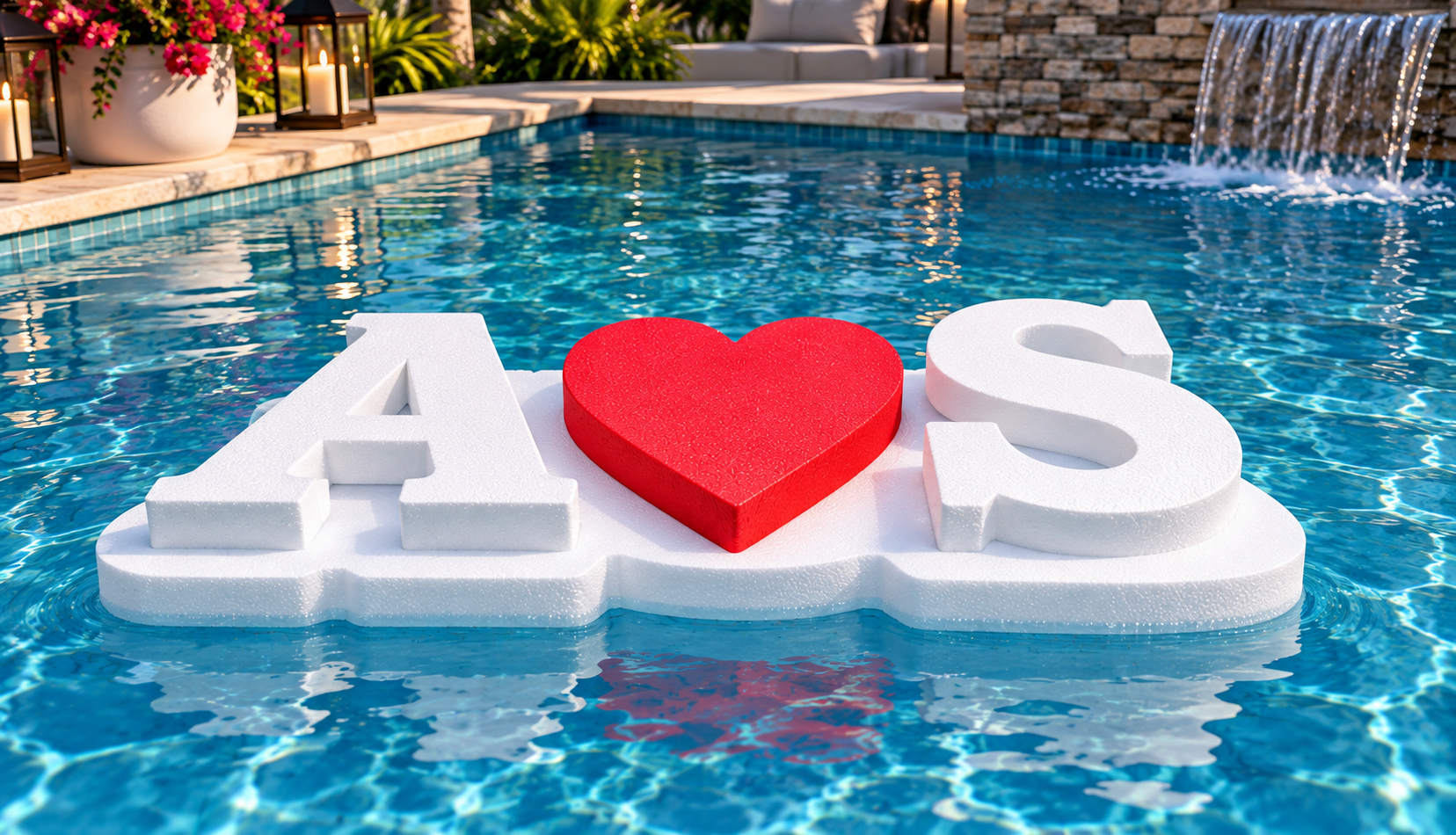 Custom pool letters